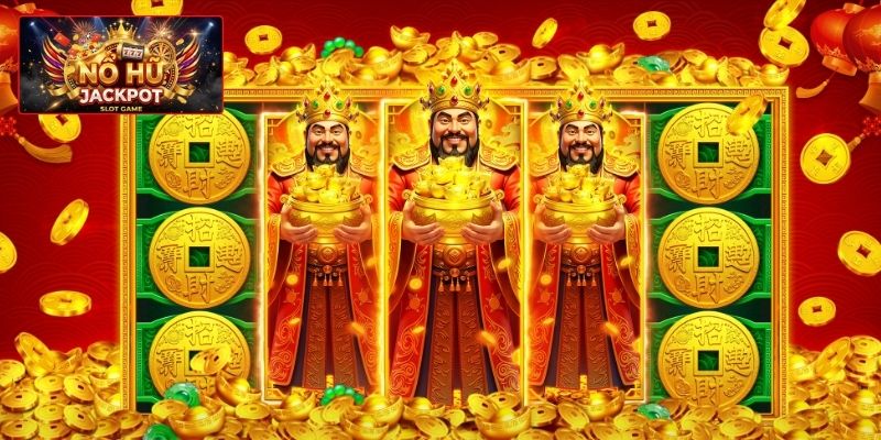 Nổ Hũ Thần Tài với chủ đề tài lộc và tiền bạc quen thuộc